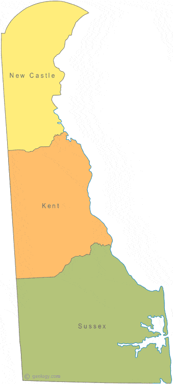 Delaware County Map